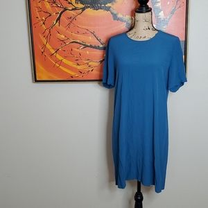 Eileen Fisher Crinkle Crepe Dress Size Medium